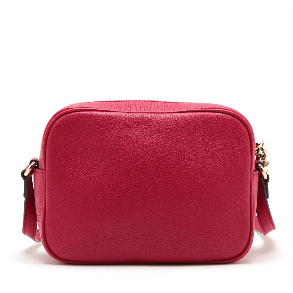 Gucci Disco Red Soho Shoulder Bag Leather Bag